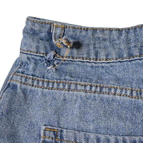 Forever 21 Jean Shorts Womens Size 30 High Waist Medium Wash Denim Casual - Picture 3 of 4